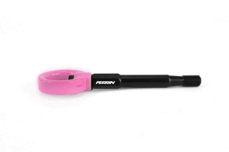 Perrin 15-19 Subaru WRX/STI Tow Hook Kit (Rear) - Hyper Pink PSP-BDY-252HP