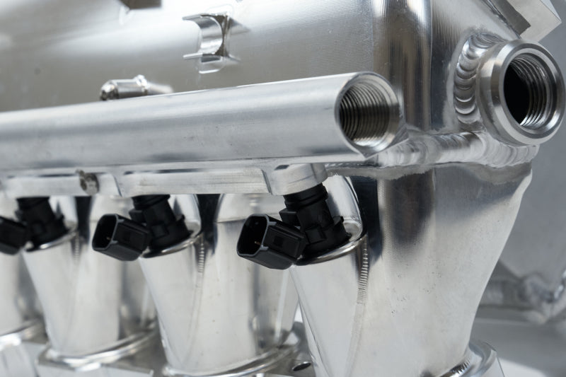 CSF BMW M2/M3/M4 S58 Comp & Non-Comp (G8X) Charge-Air Cooler Manifold - Thermal Dispersion Black 8233B