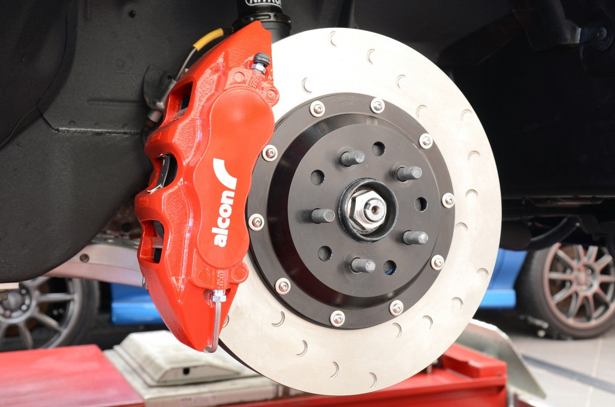RCM / ALCON 6 Pot Front Brake Kit Red 343mm