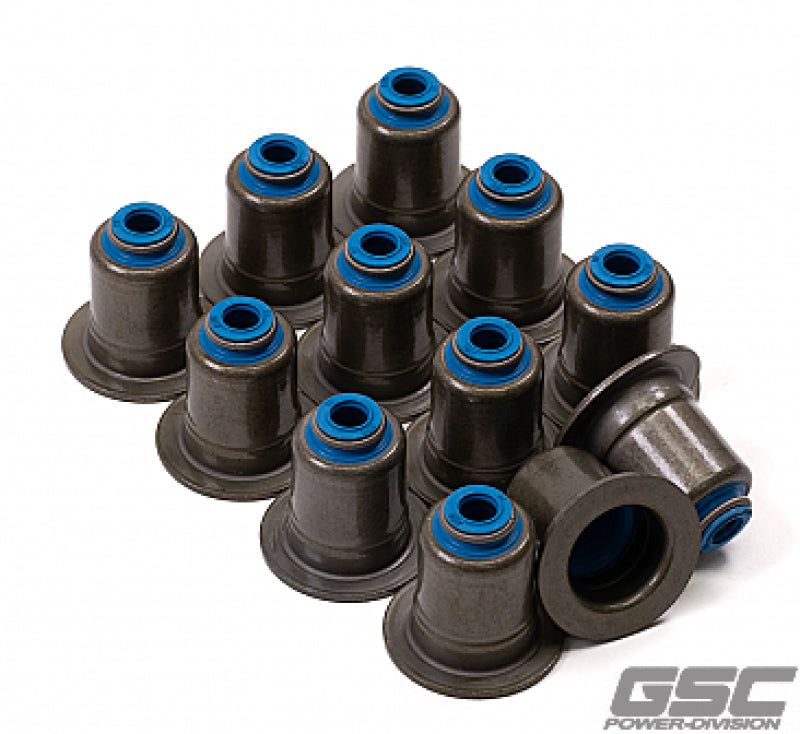 GSC P-D Toyota Supra/BMW B58/N54/S55/S58 Viton Exhaust Valve Stem Seals - Set of 12 1089