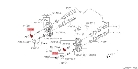 Abdeckung AVCS Nockenwellenrad Einlass - 13191AA000
