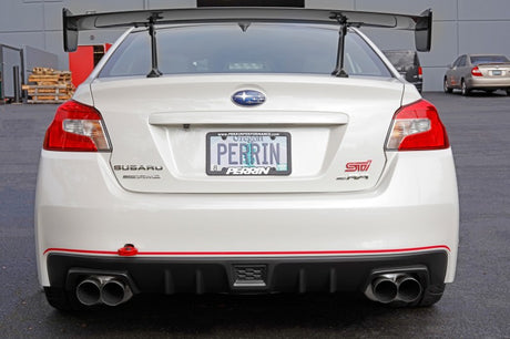 Perrin 15-19 Subaru WRX/STI Tow Hook Kit (Rear) - Red PSP-BDY-252RD