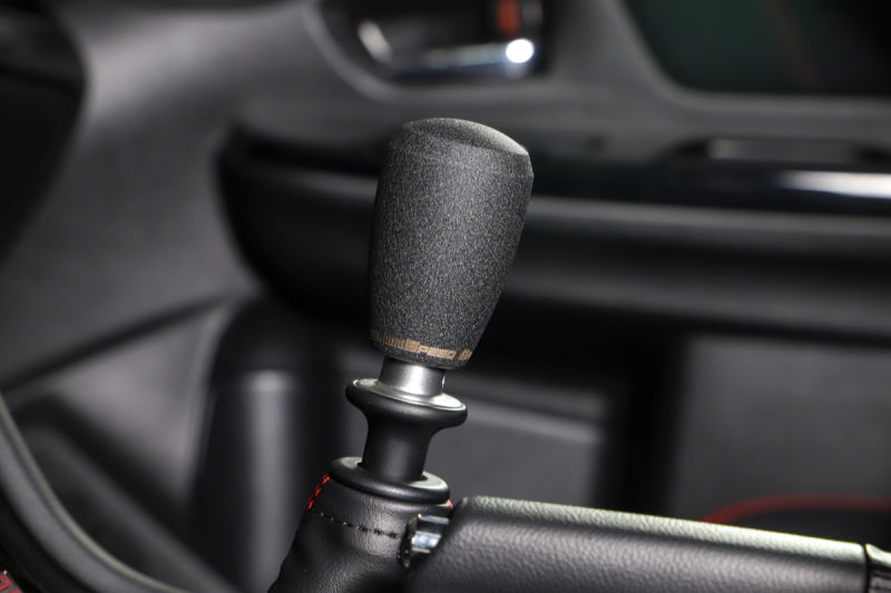 GrimmSpeed Shift Knob Stainless Steel - Subaru 5 Speed and 6 Speed Manual Transmission - Black 380001