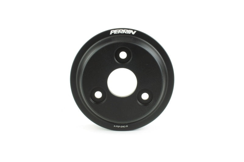 Perrin 15-22 Subaru WRX / 14-18 FXT / 18-21 Crosstrek Lightweight Water Pump Pulley - Black PSP-ENG-112BK