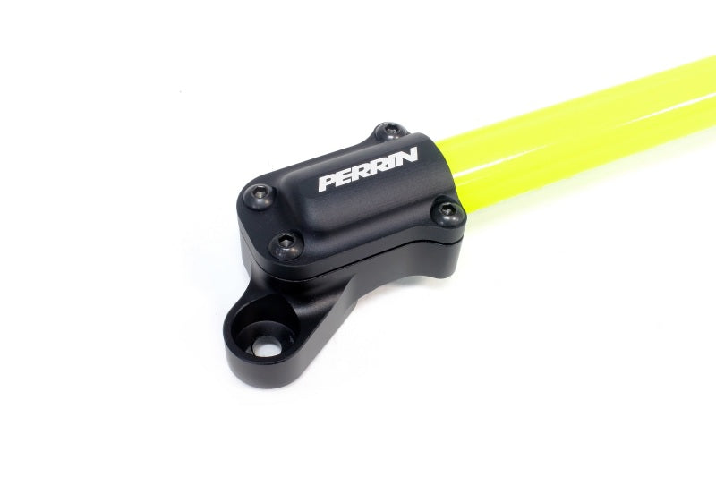 Perrin 2013+ BRZ/FR-S/86/GR86 Strut Brace - Neon Yellow Wrinkle PSP-SUS-066NY