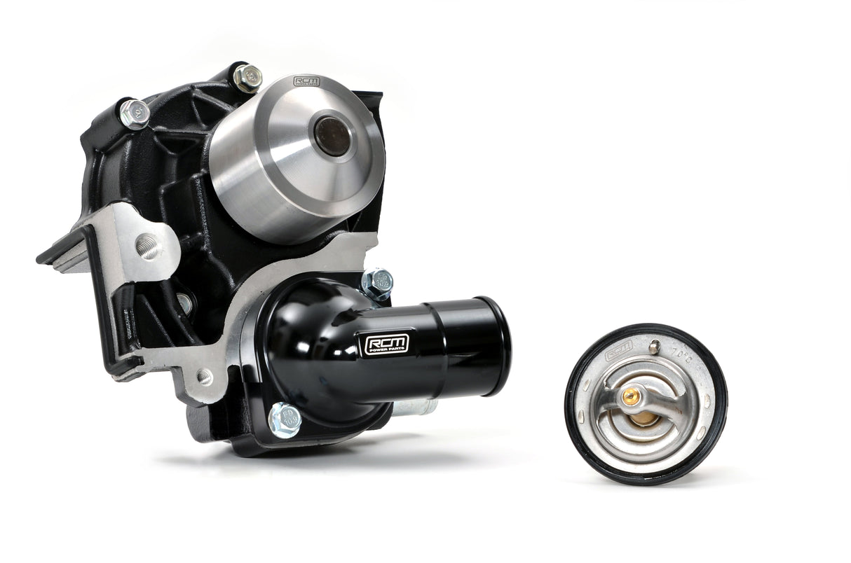 RCM Black Series Water Pump & 70 Degree Thermostat - 2 Port