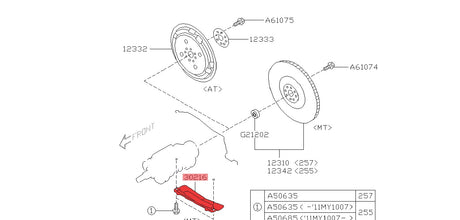 Clutch Housing Cover Bottom - 30216AA070