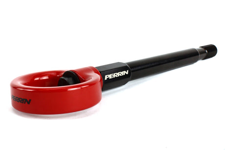 Perrin 08-14 Subaru WRX/STI Tow Hook Kit (Front) - Red PSP-BDY-231RD