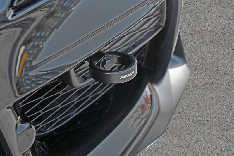 Perrin 2020 Toyota Supra Tow Hook Kit (Front) - Black PTP-BDY-230BK