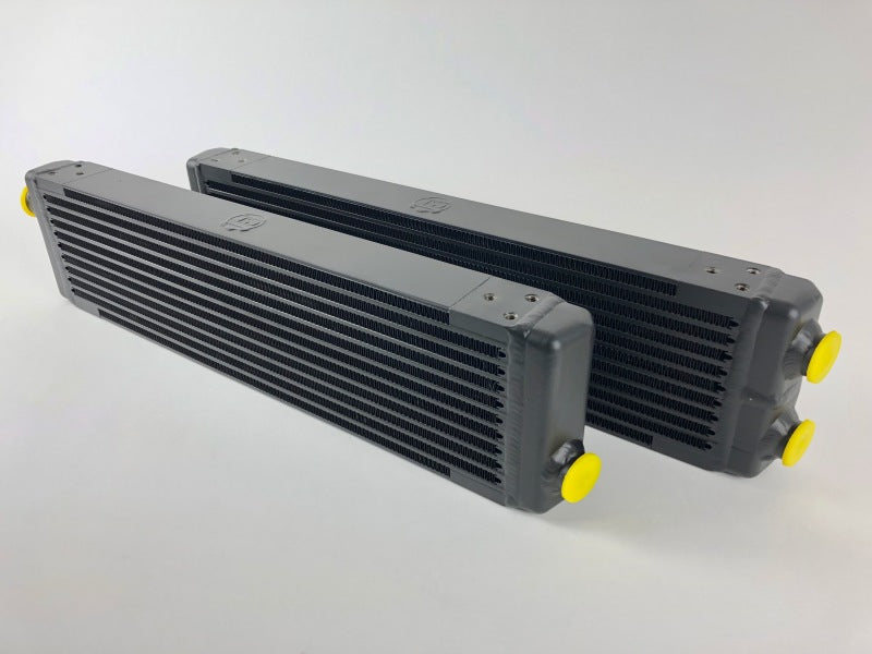 CSF Universal Dual-Pass Oil Cooler (RS Style) - M22 x 1.5 - 24in L x 5.75in H x 2.16in W 8110