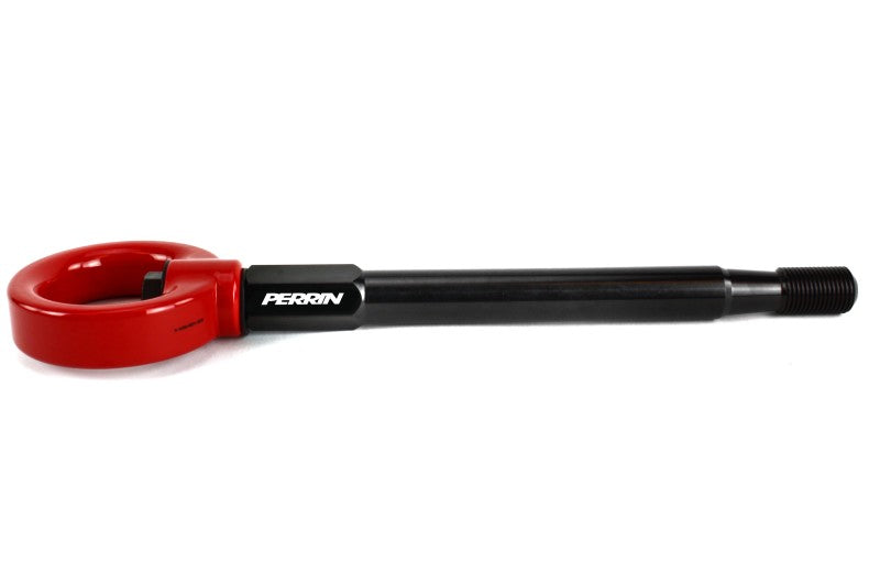 Perrin 08-14 Subaru WRX/STI Tow Hook Kit (Front) - Red PSP-BDY-231RD