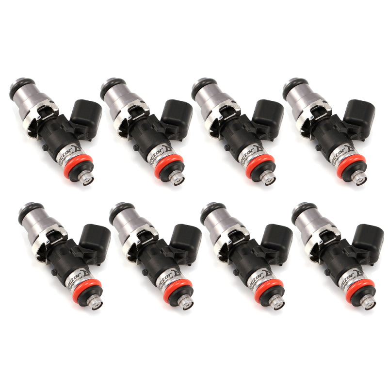 Injector Dynamics 1340cc Injectors-48mm Length - 14mm Grey Top - 15mm (Orange) Low O-Ring (Set of 8) 1300.48.14.15.8