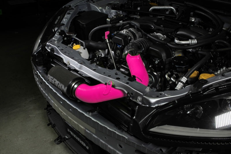 Perrin 22-23 Subaru BRZ/GR86 Cold Air Intake - Hyper Pink PSP-INT-335HP