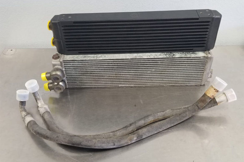 CSF Universal Dual-Pass Oil Cooler (RS Style) - M22 x 1.5 - 24in L x 5.75in H x 2.16in W 8110