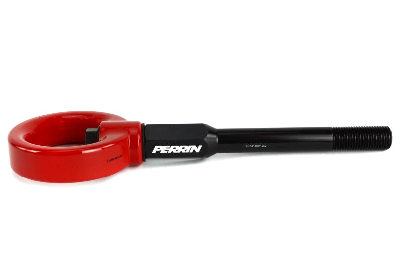 Perrin 02-07 Subaru WRX/STI Tow Hook Kit (Front) - Red PSP-BDY-230RD