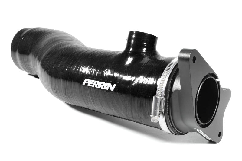 Perrin 2022+ Subaru WRX Black 3in Turbo Inlet Hose w/ Nozzle PSP-INT-425BK