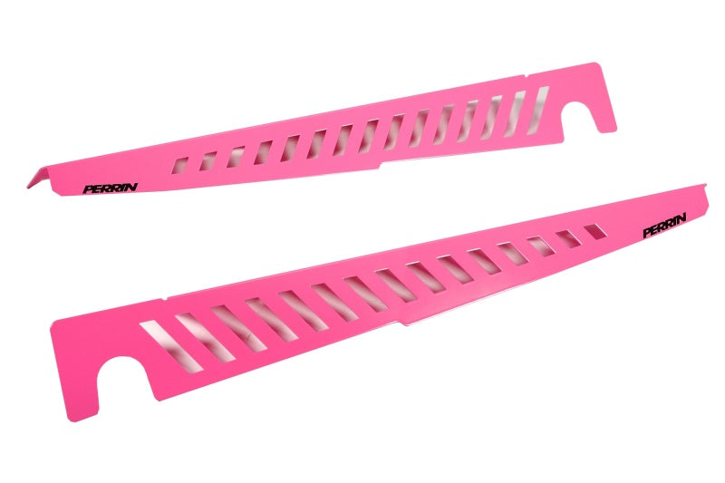 Perrin 22-23 Subaru WRX Fender Shroud Set - Hyper Pink PSP-ENG-551HP