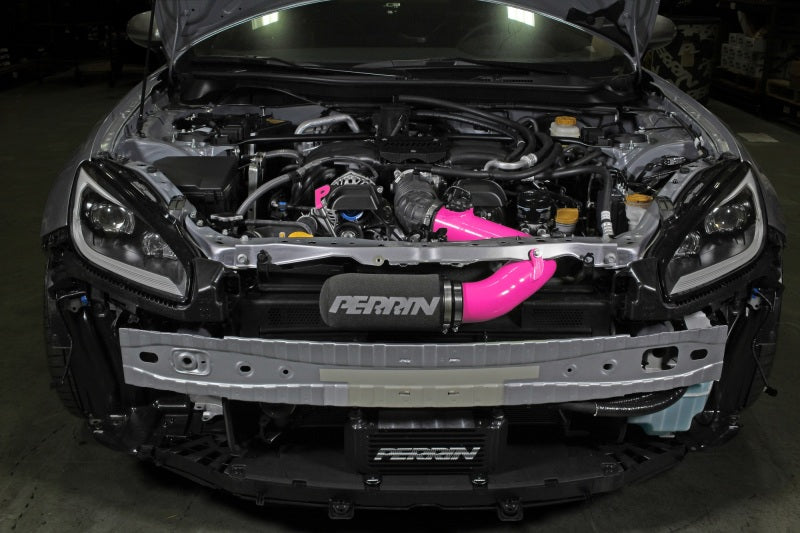 Perrin 22-23 Subaru BRZ/GR86 Cold Air Intake - Hyper Pink PSP-INT-335HP