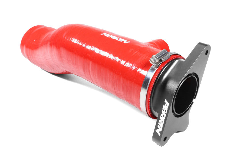 Perrin 2022+ Subaru WRX Red 3in Turbo Inlet Hose w/ Nozzle PSP-INT-425RD