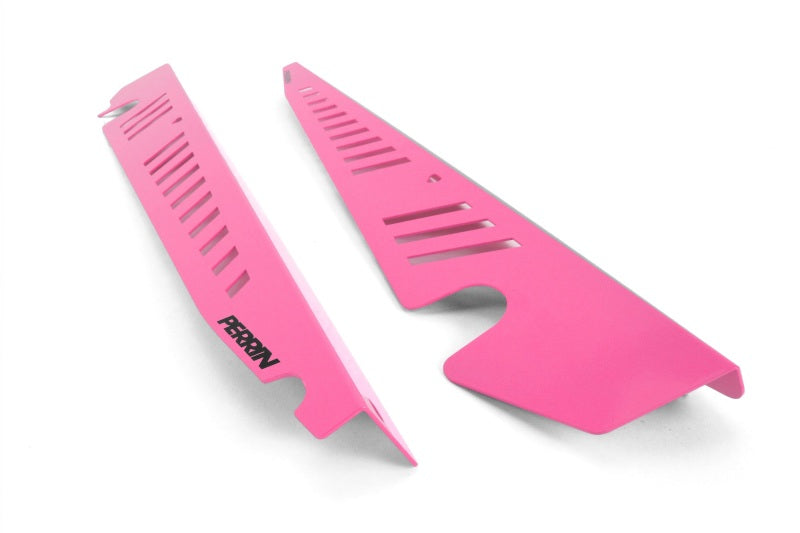Perrin 2015+ Subaru WRX/STI Fender Shroud Set - Hyper Pink PSP-ENG-550HP