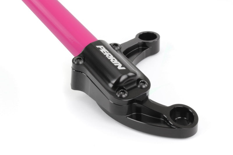 Perrin 02-07 Subaru Impreza (WRX/STi/RS/2.5i) / 04-08 Forester Front Strut Brace - Hyper Pink PSP-SUS-052HP
