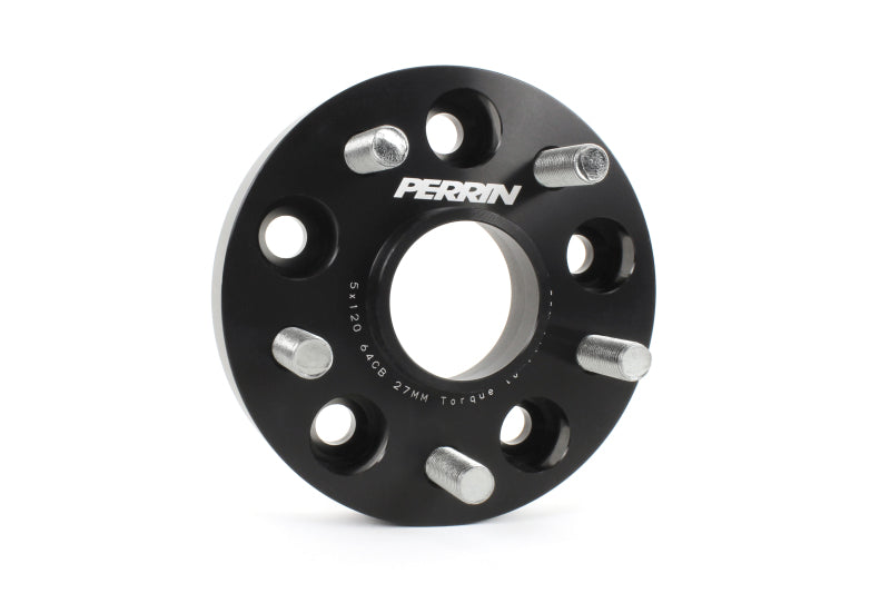 Perrin 17-18 Honda Civic Type R 64.1mm Hub 5x120 27mm Wheel Spacers (One Pair) PHP-WHL-027BK