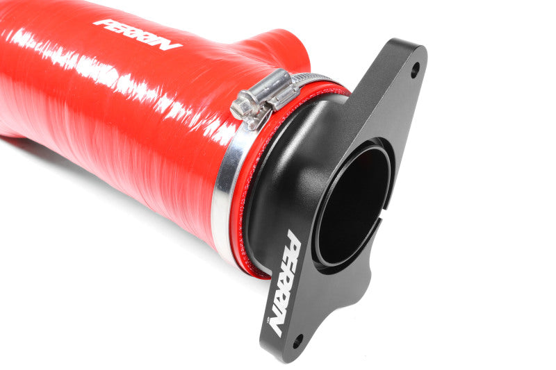 Perrin 2022+ Subaru WRX Red 3in Turbo Inlet Hose w/ Nozzle PSP-INT-425RD
