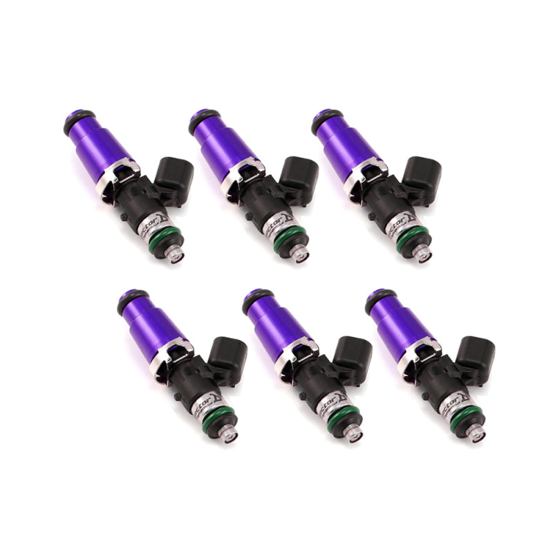 Injector Dynamics ID1050X Injectors 14mm (Purple) Adaptors (Set of 6) 1050.60.14.14.6