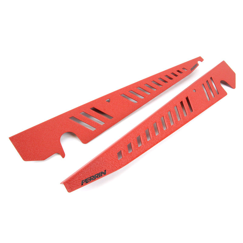 Perrin 2015+ Subaru WRX/STI Fender Shroud Set - Red PSP-ENG-550RD