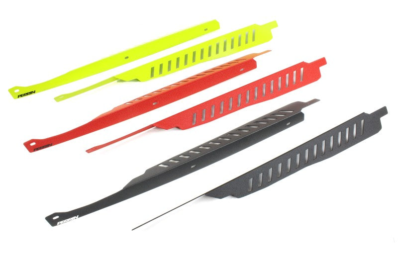 Perrin 11-14 Subaru WRX/STI Fender Shroud Set - Neon Yellow PSP-ENG-549NY