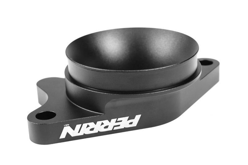 Perrin 2022+ Subaru WRX Black 3in Turbo Inlet Hose w/ Nozzle PSP-INT-425BK