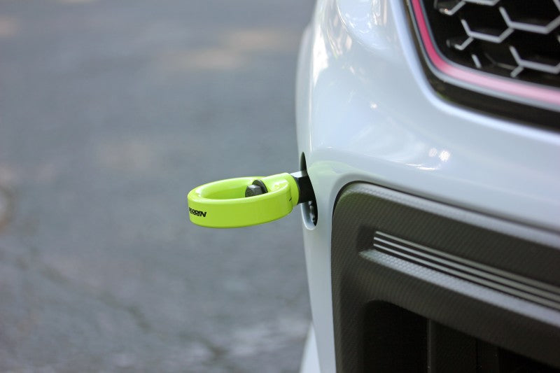 Perrin 18-21 WRX/STI / 13-20 BRZ / 17-20 Toyota 86 Front Tow Hook Kit - Neon Yellow PSP-BDY-235NY