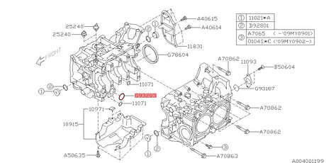 O-Ring Motorblock Wasserkanal - 806932030
