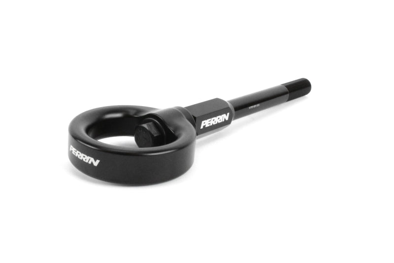Perrin 02-07 Subaru WRX/STI Tow Hook Kit (Front) - Flat Black PSP-BDY-230BK
