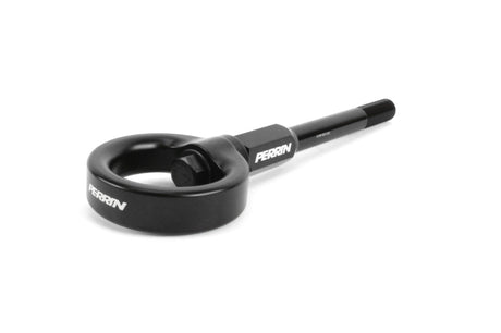 Perrin 02-07 Subaru WRX/STI Tow Hook Kit (Front) - Flat Black PSP-BDY-230BK