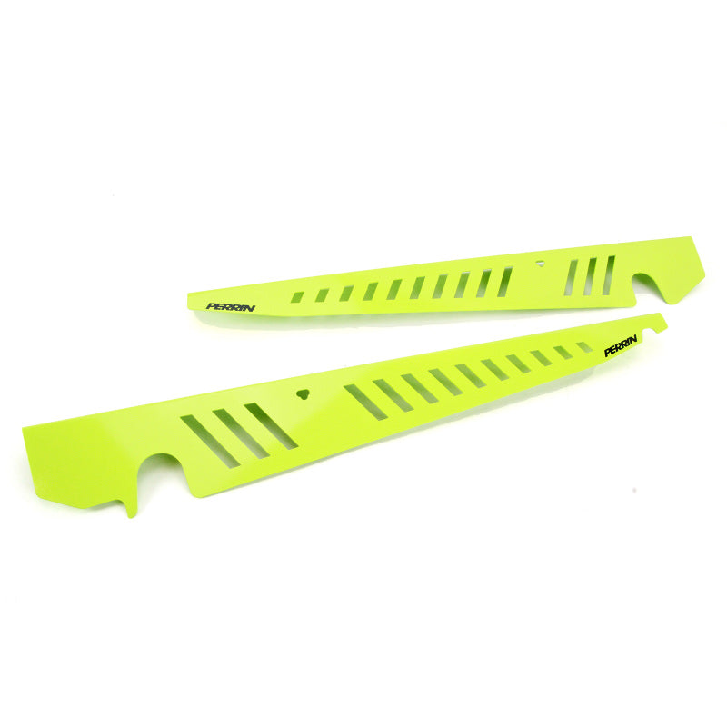 Perrin 2015+ Subaru WRX/STI Fender Shroud Set - Neon Yellow PSP-ENG-550NY