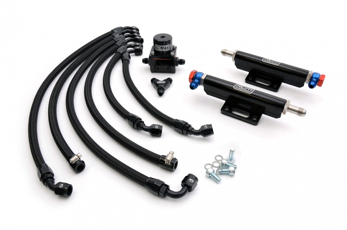 Subaru Parallel Fuel Rail Kit Twisted Turbo Engine Safety Perfromance