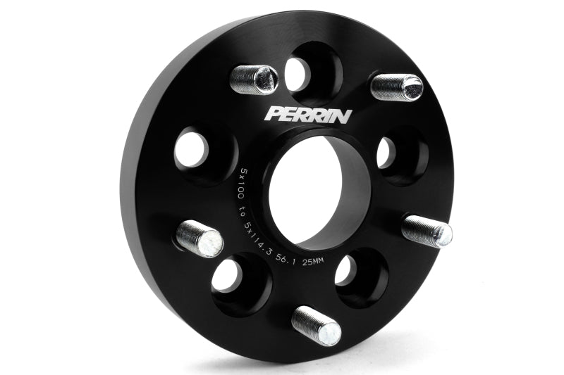 Perrin Wheel Adapter 25mm Bolt-On Type 5x100 to 5x114.3 w/ 56mm Hub (Set of 2) PSP-WHL-226BK