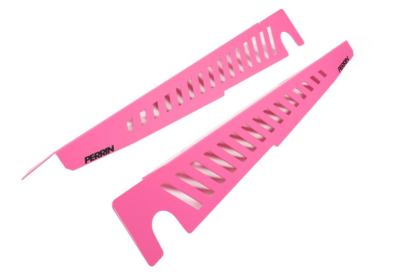 Perrin 22-23 Subaru WRX Fender Shroud Set - Hyper Pink PSP-ENG-551HP