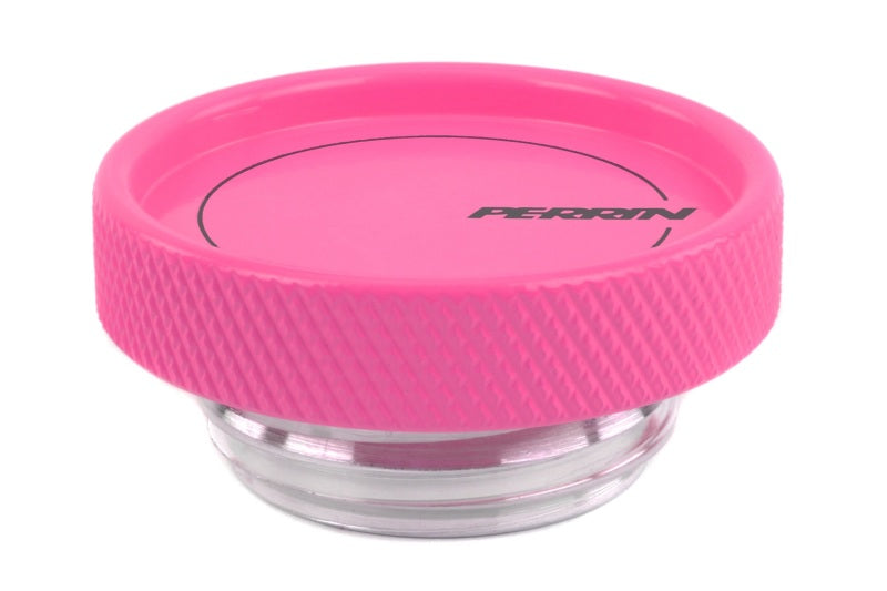 Perrin 02-21 Subaru WRX / 2022 BRZ & GR86 / 04-21 STI / 00-18 Forester XT Oil Fill Cap - Hyper Pink PSP-ENG-711HP