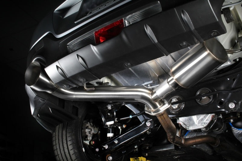Perrin 2022 BRZ/GR86 Axle Back Exhaust SS (Single Side Exit w/Helmholtz Chamber) PSP-EXT-368BR