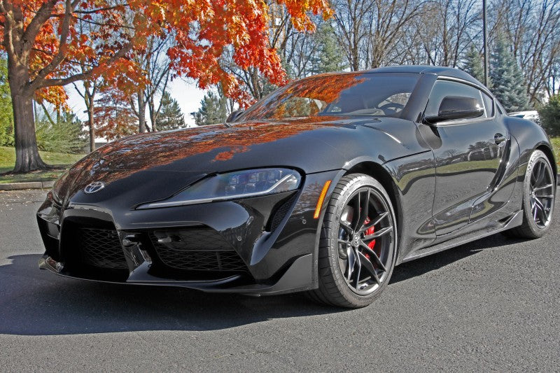 Perrin 2020 Toyota Supra Tow Hook Kit (Front) - Black PTP-BDY-230BK