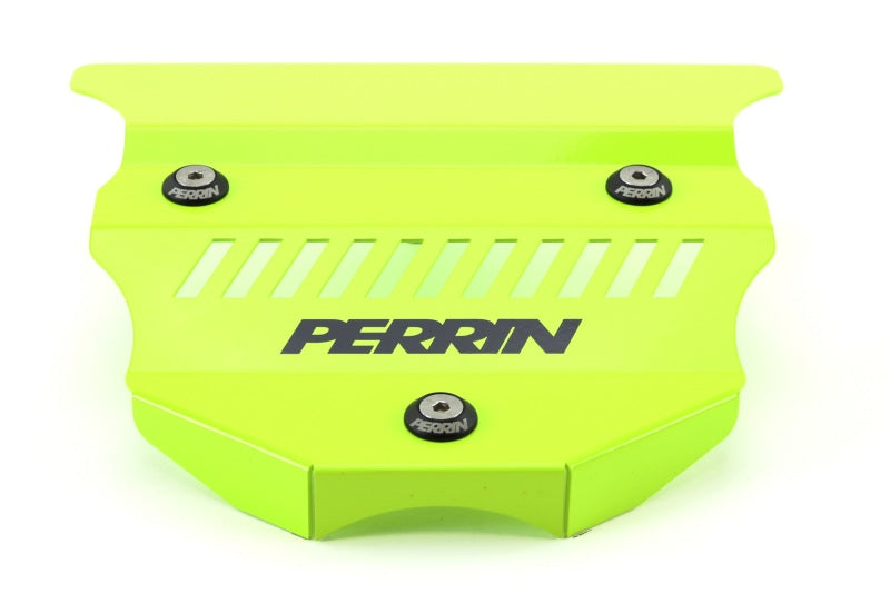 Perrin 2022+ Subaru BRZ / Toyota GR86 Engine Cover - Neon Yellow Wrinkle PSP-ENG-162NY
