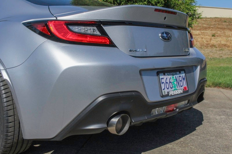 Perrin 2022 BRZ/GR86 Axle Back Exhaust SS (Single Side Exit w/Helmholtz Chamber) PSP-EXT-368BR