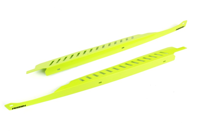 Perrin 11-14 Subaru WRX/STI Fender Shroud Set - Neon Yellow PSP-ENG-549NY