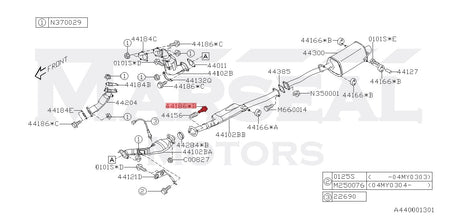 Schraube Verbindung Downpipe/MSD - 44059AA010