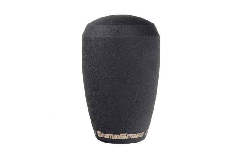 GrimmSpeed Shift Knob Stainless Steel - Subaru 5 Speed and 6 Speed Manual Transmission - Black 380001