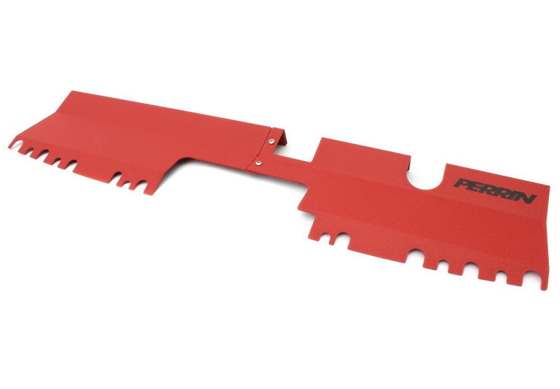 Perrin 15-21 WRX/STI Radiator Shroud (Without OEM Intake Scoop) - Red PSP-ENG-512-2RD