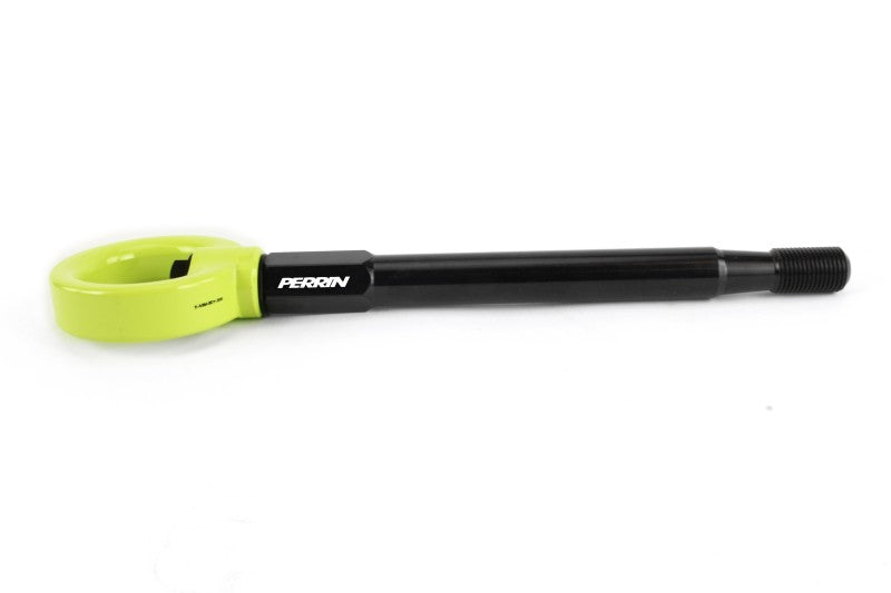 Perrin 08-14 Subaru WRX/STI Tow Hook Kit (Front) - Neon Yellow PSP-BDY-231NY