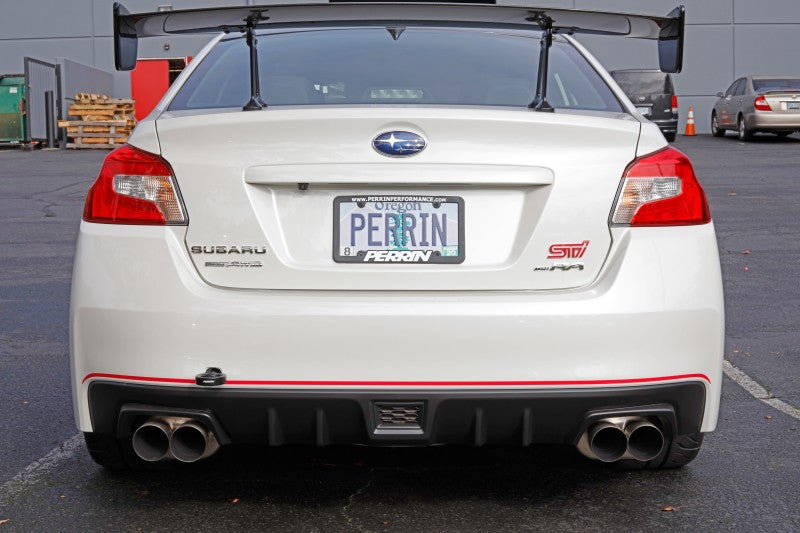 Perrin 15-19 Subaru WRX/STI Tow Hook Kit (Rear) - Black PSP-BDY-252BK